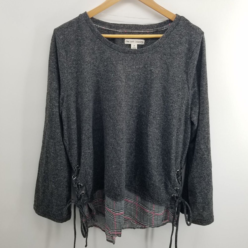 New York Laundry Layered Look Top